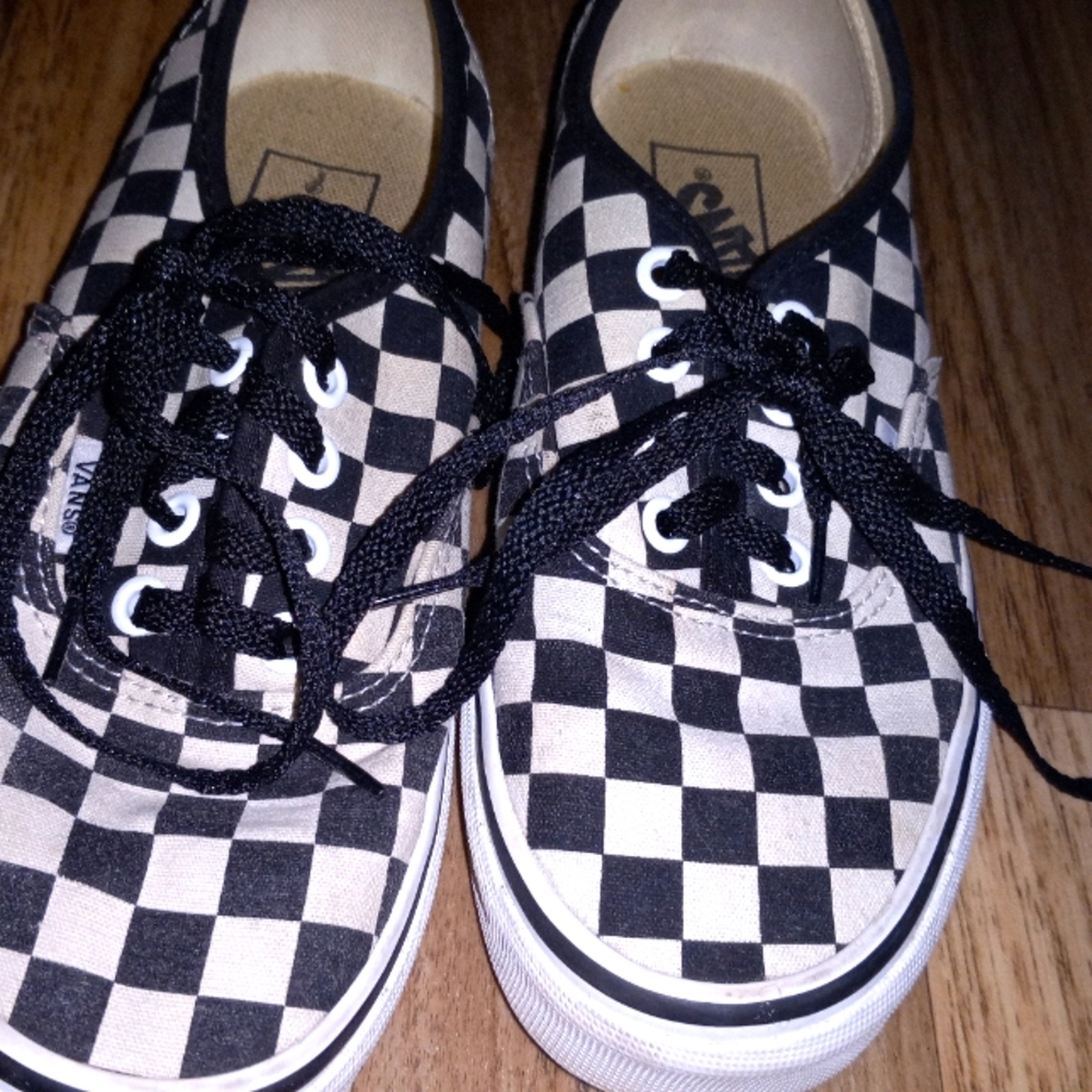 Checkered vans